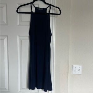 Black Halter Backless Sundress Cocktail